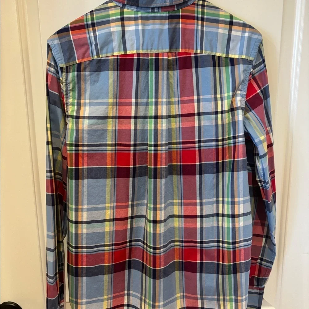 Ralph Lauren boys XL 18 20 multicolor plaid button down shirt